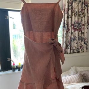 Blush Wrap Dress